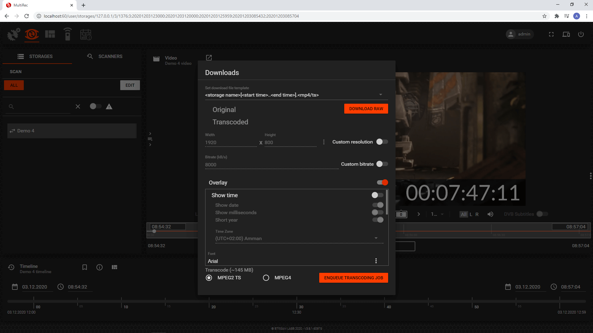 Multirec recording system Image