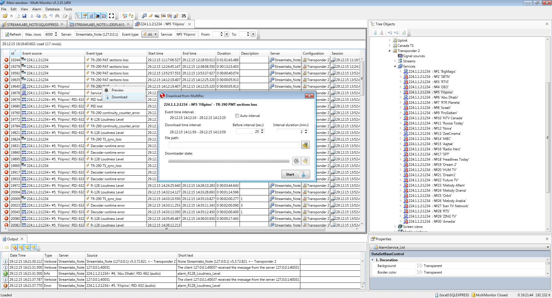 MultiScreen monitoring system Image