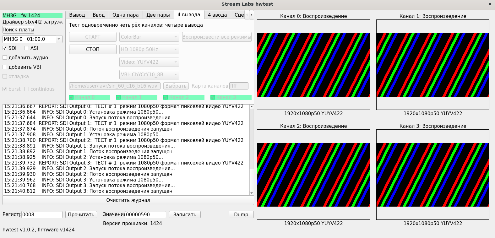 Стрим Лабс SDK Video4Linux